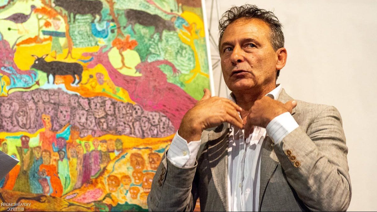 Sabatino Scia al Museo Nazionale dell'Holodomor-Genocidio, Kyiv, 2018